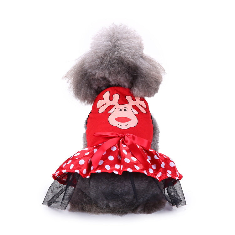 Déguisement de Noël pour chien – Costume festif