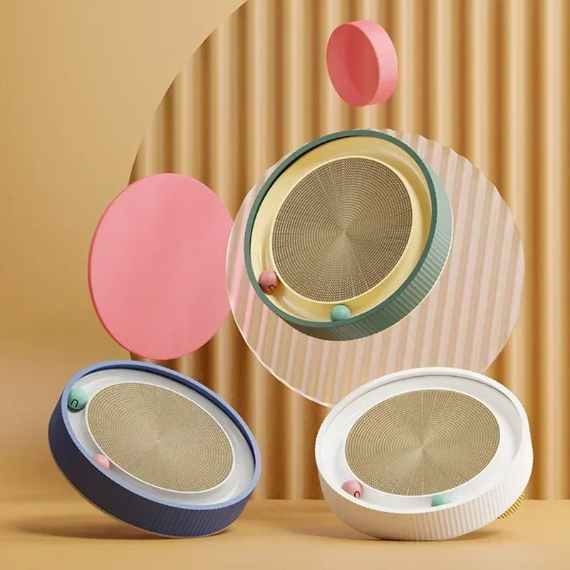 Griffoir rond pour chat avec balle – Plusieurs tailles