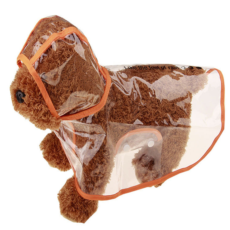 Imperméable transparent pour chien – Coupe-vent et pluie