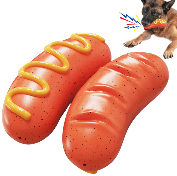 Jouet à mâcher pour chien – Saucisse sonore