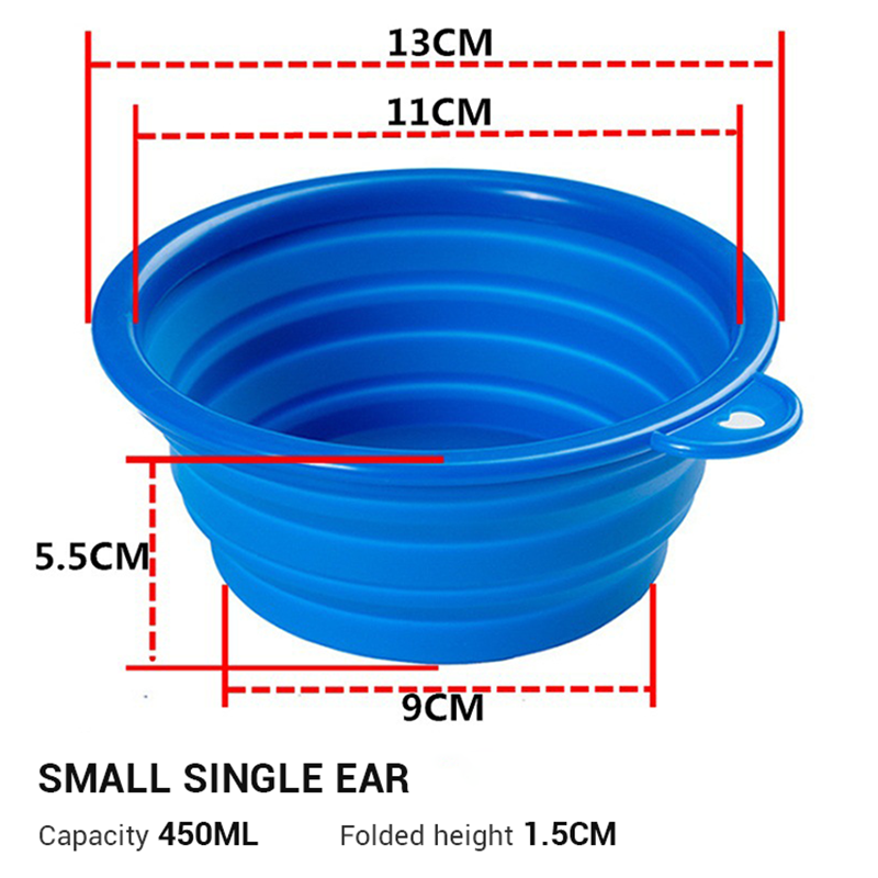 Gamelle pliable de voyage pour chien & chat – 350 ml