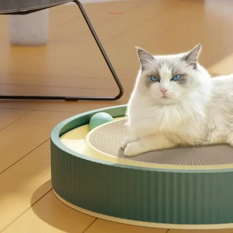Griffoir rond pour chat avec balle – Plusieurs tailles