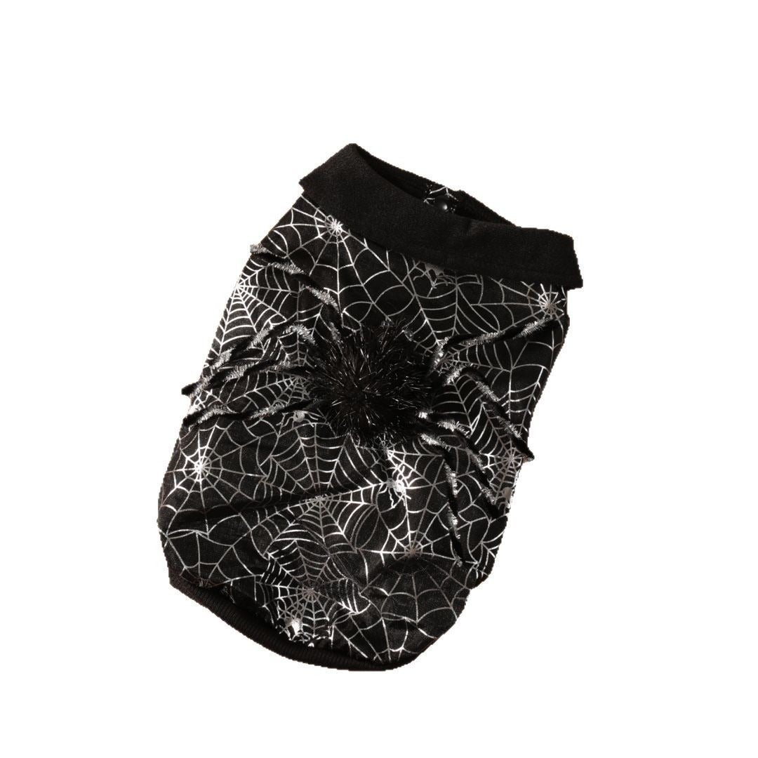 Cape Halloween pour chien – Toile d’araignée