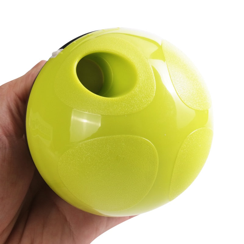 Balle interactive distributrice de friandises pour chien