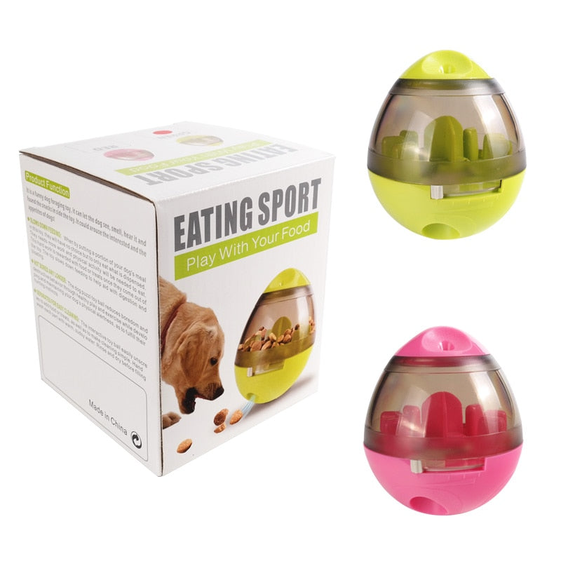 Balle interactive distributrice de friandises pour chien