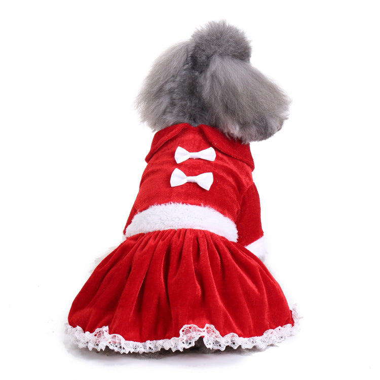 Déguisement de Noël pour chien – Costume festif