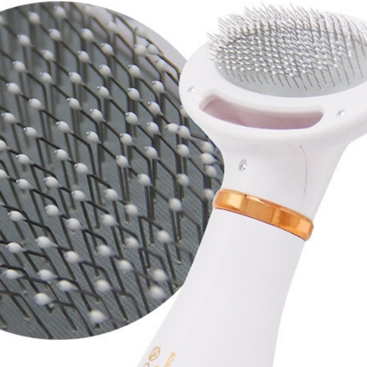 Brosse séchante pour chien & chat – Peigne à air chaud