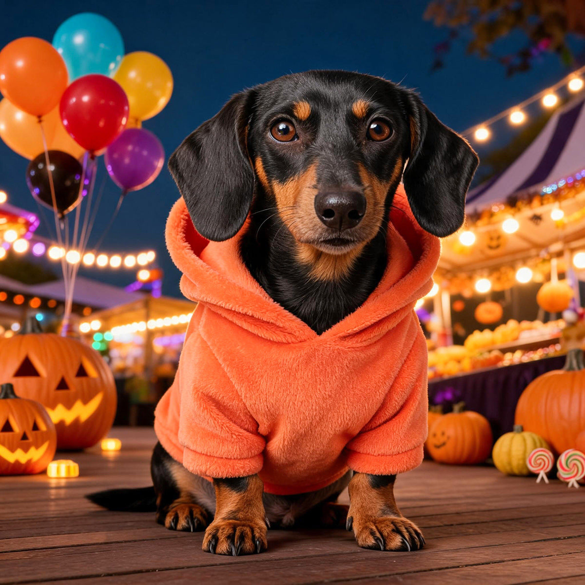 Sweat Halloween pour chien & chat – Citrouille