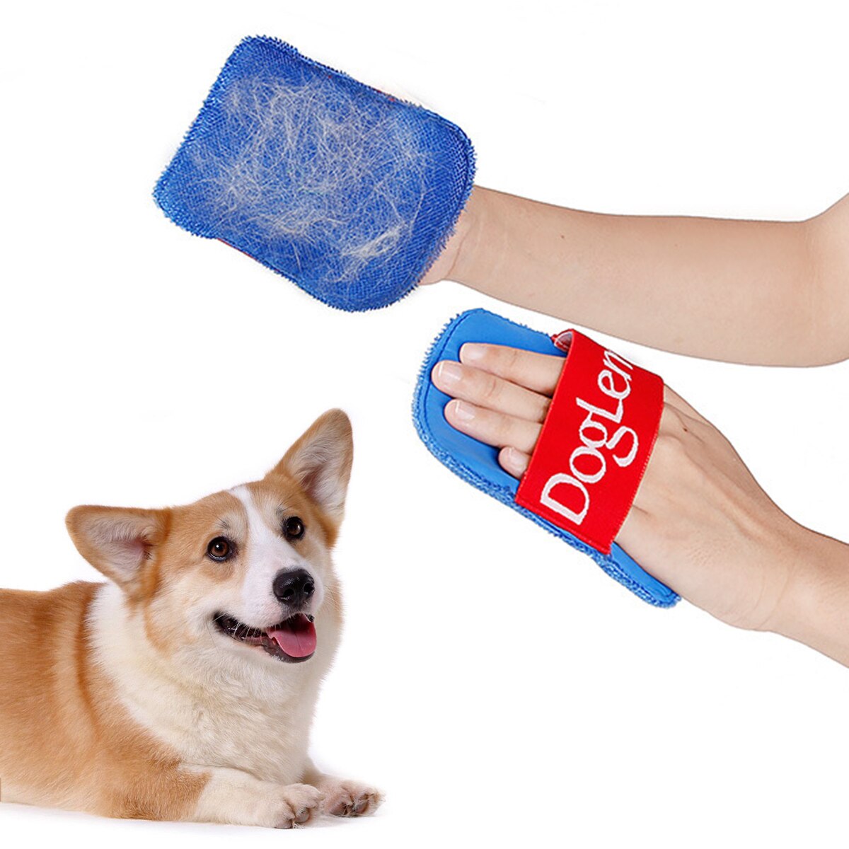 Brosse anti-poils pour chien & chat – 2 pièces