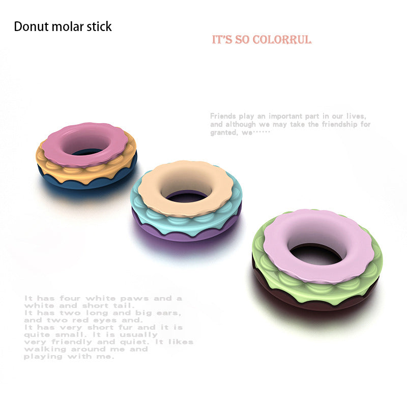 Jouet donut à mâcher pour chien – Résistant