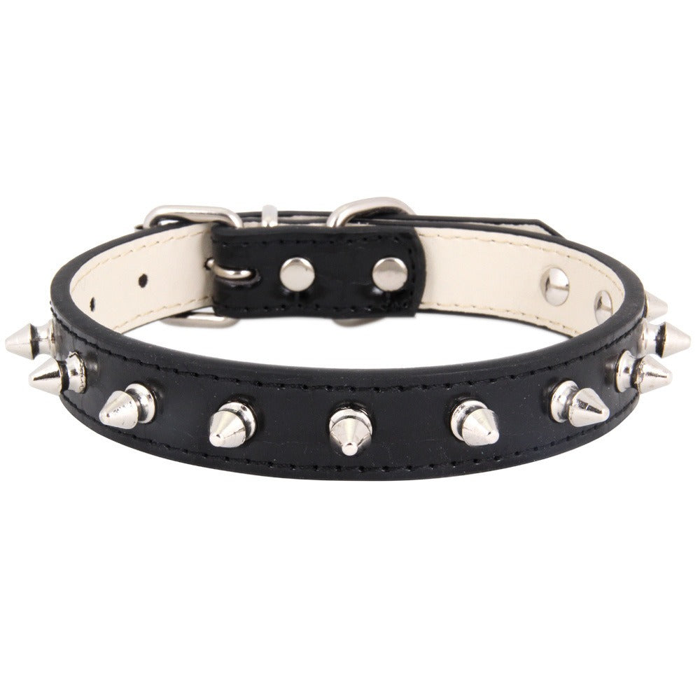 Collier pour chien & chat – Cuir avec laisse