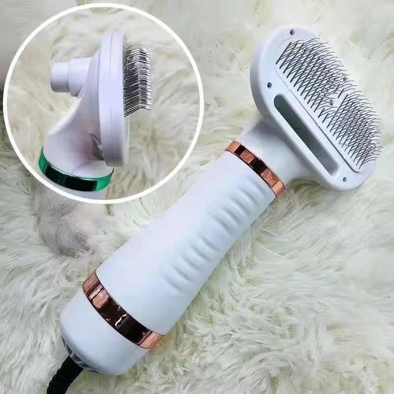 Brosse séchante pour chien & chat – Peigne à air chaud