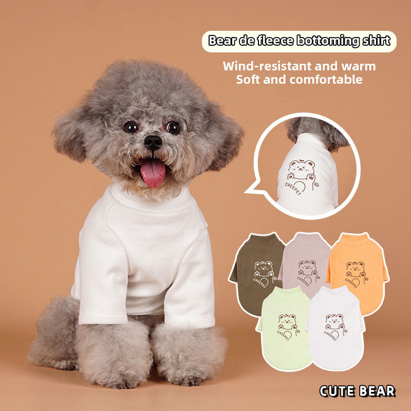 Sweat chaud pour chien – Motif ours