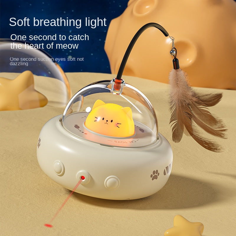 Jouet lumineux pour stimuler le chat