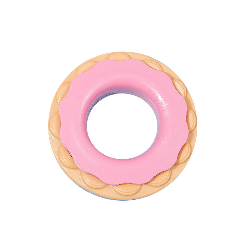 Jouet donut à mâcher pour chien – Résistant