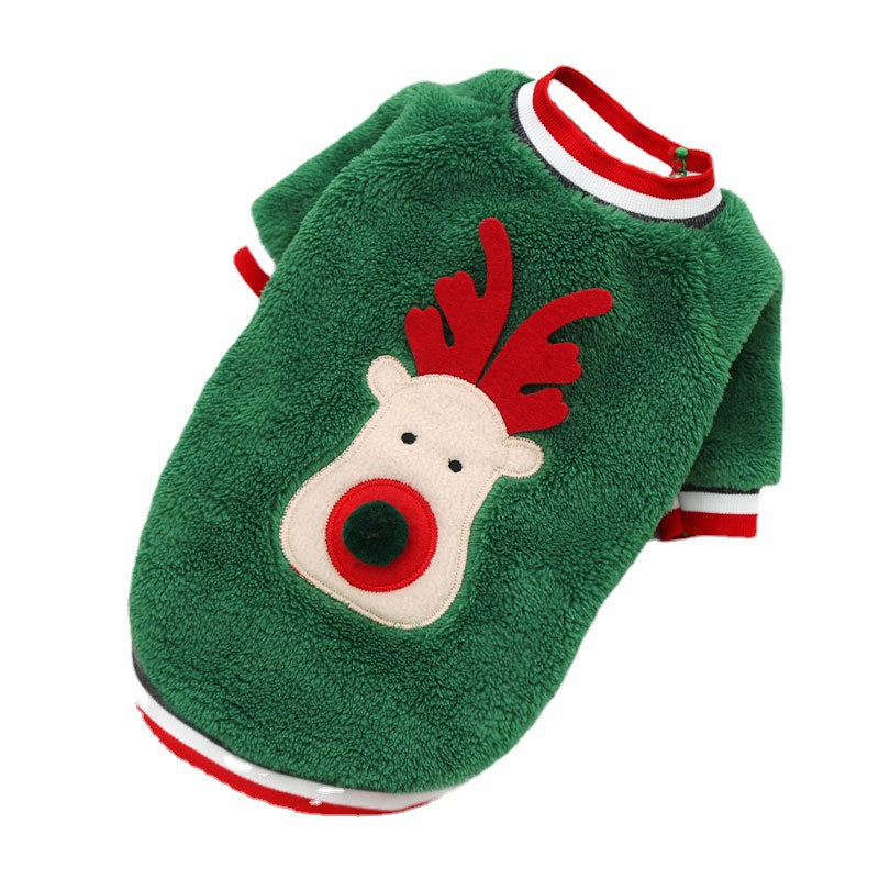 Manteau de Noël chaud pour chien & chat