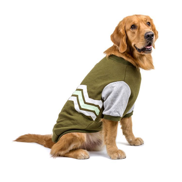 Pull en coton pour grand chien – Motif ondulé