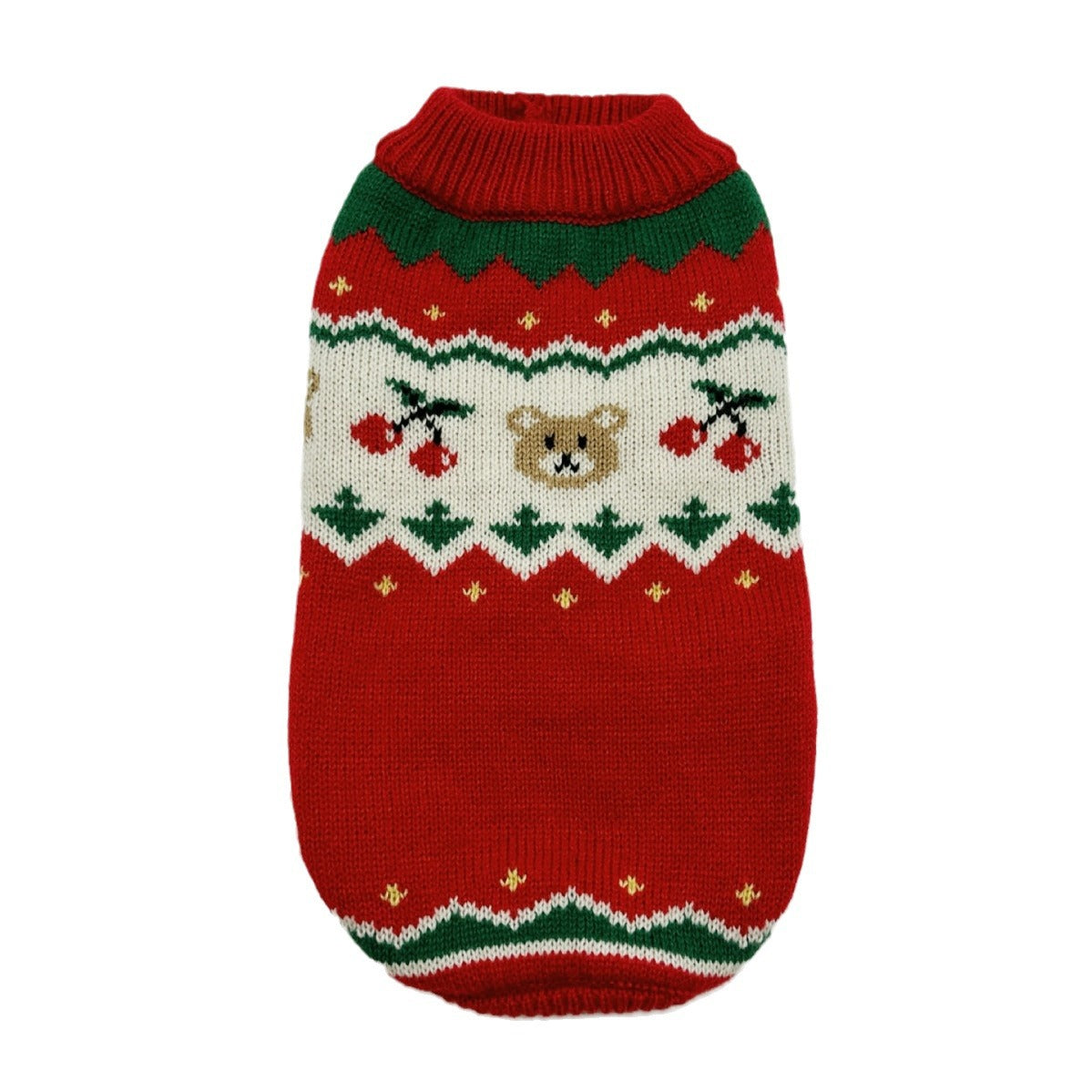 Pull de Noël chaud pour chien & chat – Cerises
