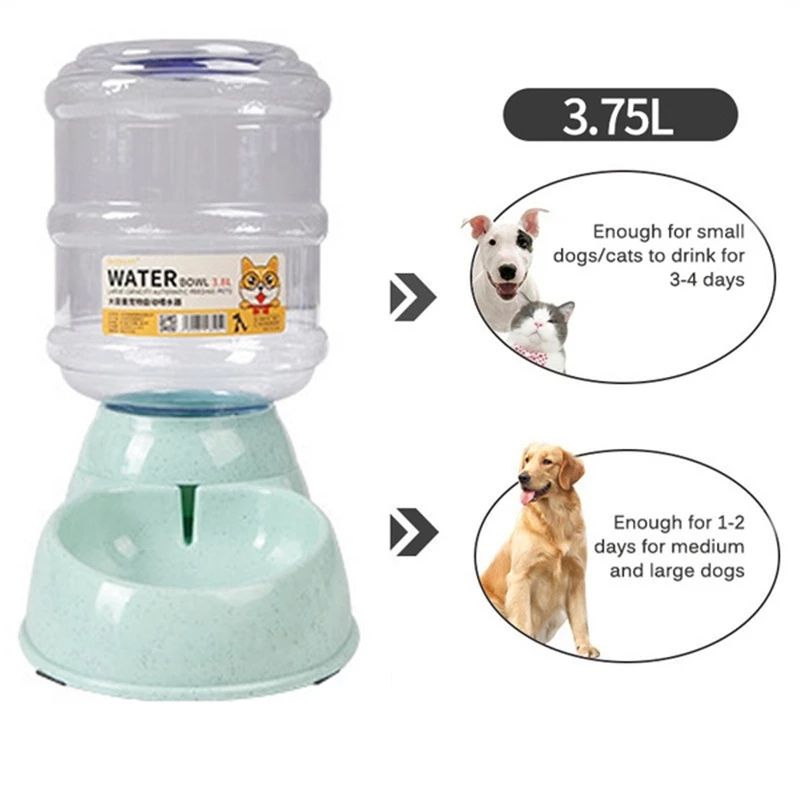 Gamelle grande capacité 3,75 L pour chien – Eau & alimentation