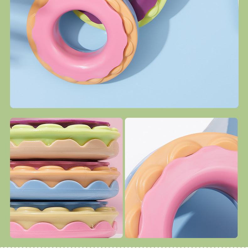 Jouet donut à mâcher pour chien – Résistant