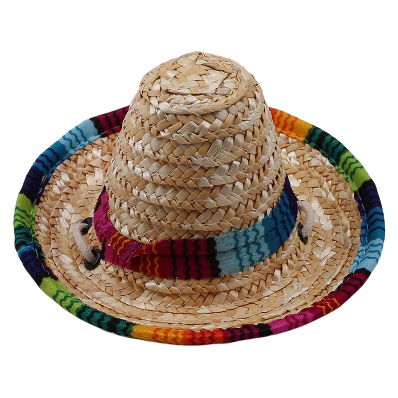 Chapeau mexicain en paille pour chien & chat