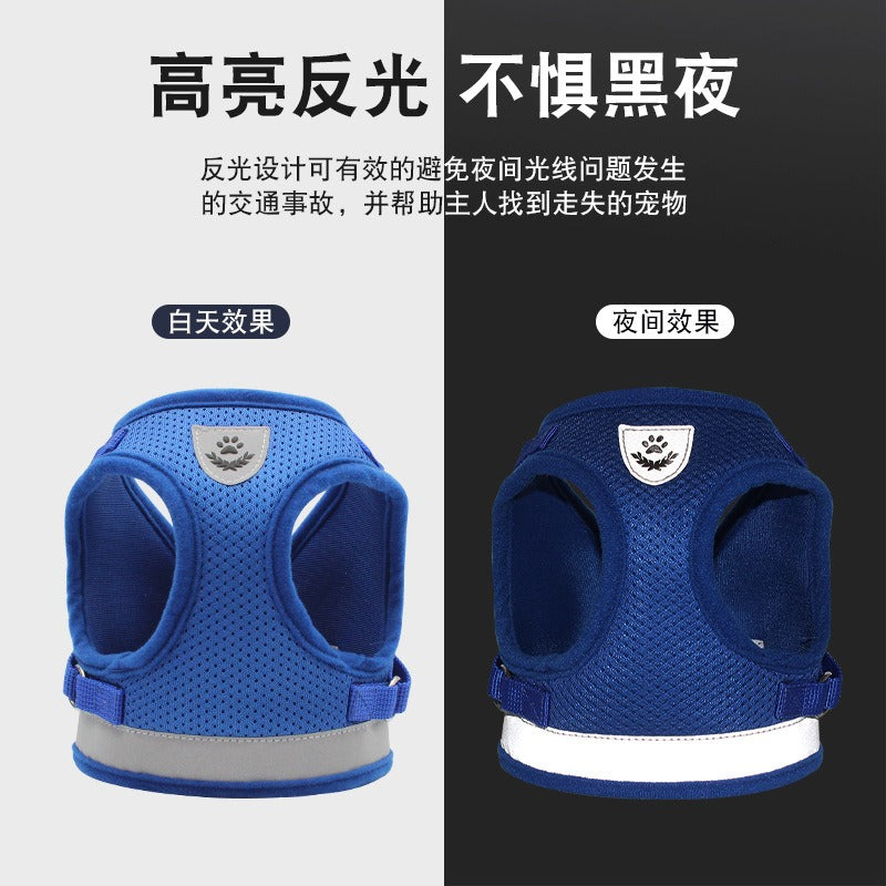 Harnais gilet réfléchissant pour chien – Respirant
