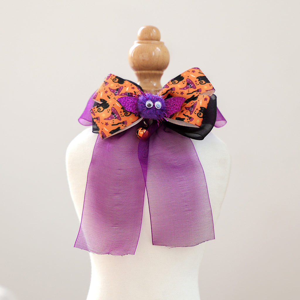 Foulard Halloween pour chien & chat – Nœud décoratif