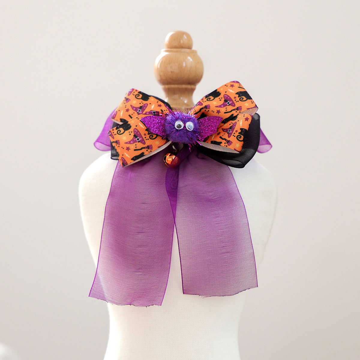 Foulard Halloween pour chien & chat – Nœud décoratif