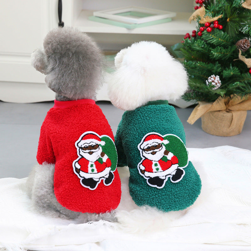 Pull de Noël chaud pour chien – Sapin
