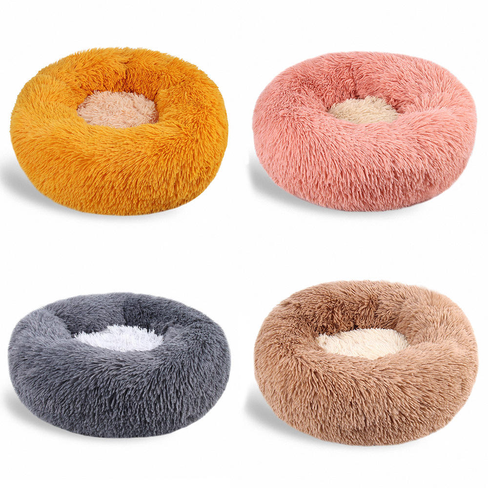Panier rond moelleux pour chien & chat – Couchage
