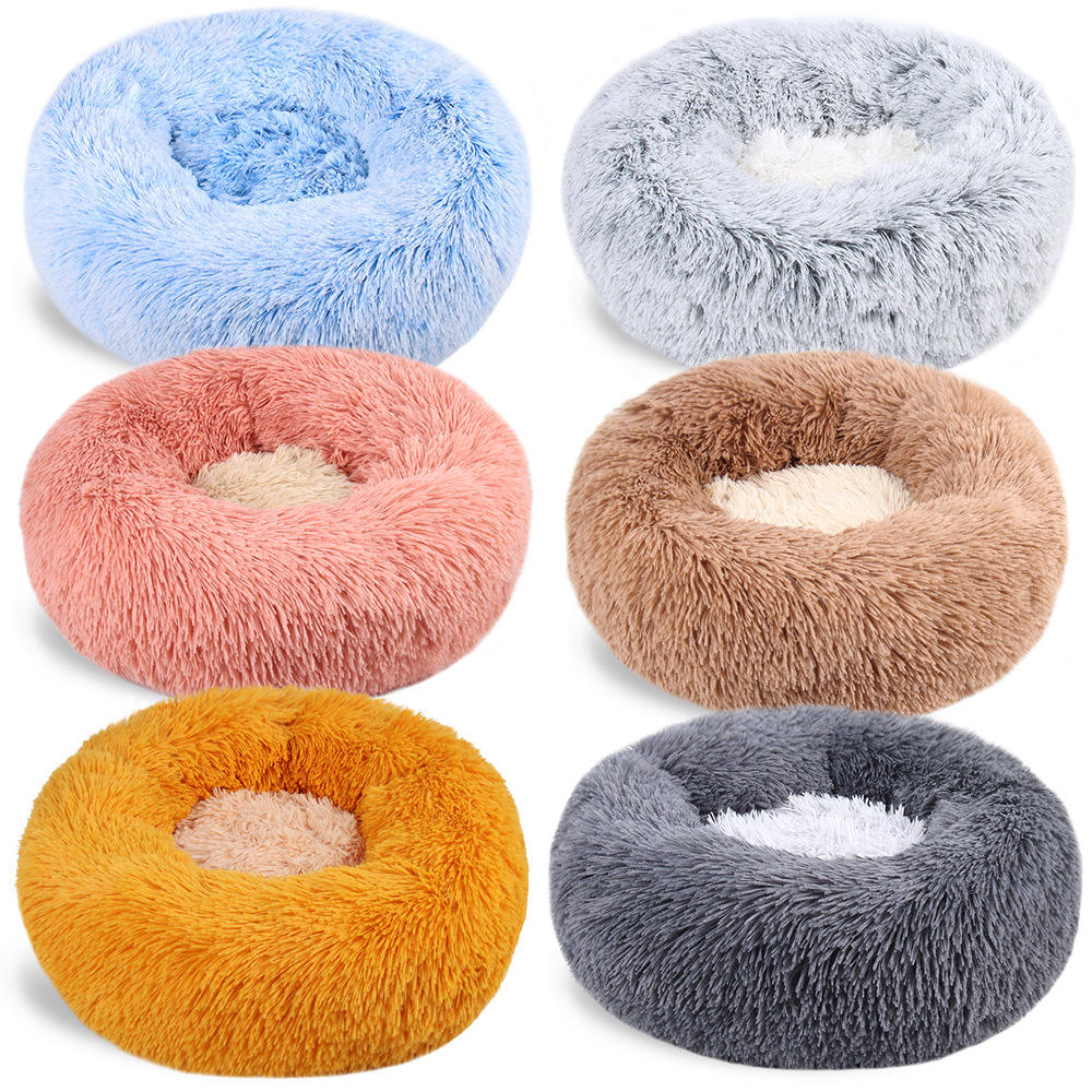 Panier rond moelleux pour chien & chat – Couchage