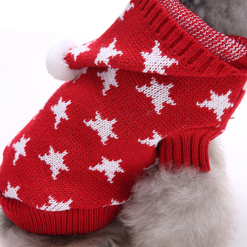 Pull de Noël & Halloween pour chien – Motif festif