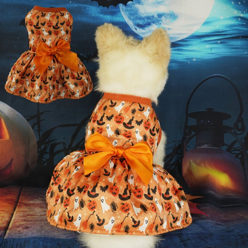 Déguisement Halloween pour chien – Citrouille & chauve-souris