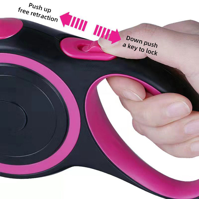 Laisse rétractable pour chien – 5 à 8 m