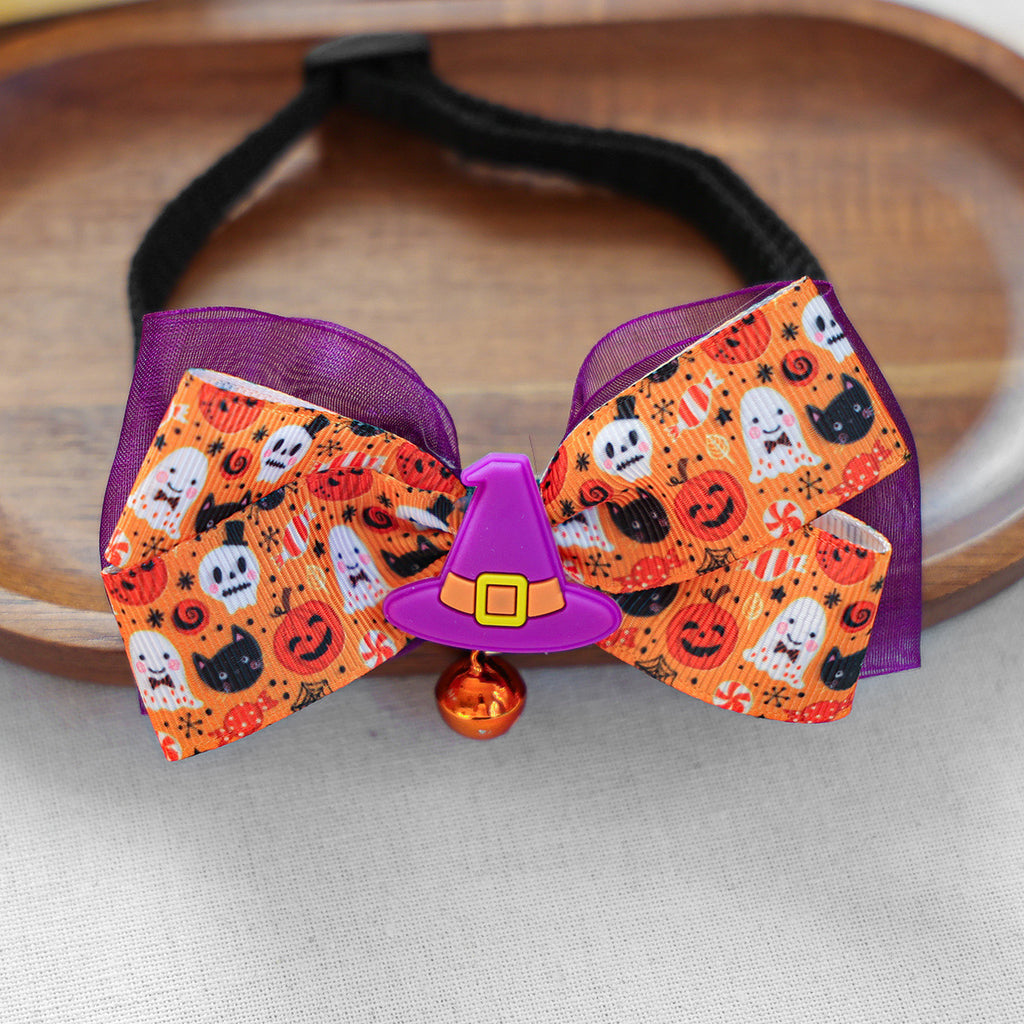 Collier Halloween pour chien & chat – Citrouille