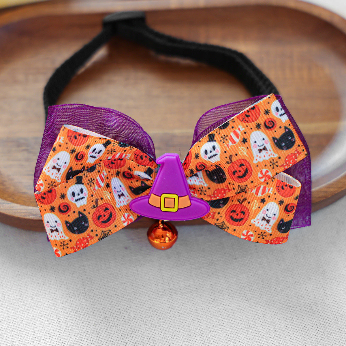 Collier Halloween pour chien & chat – Citrouille