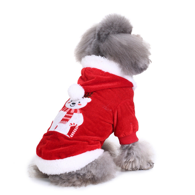 Déguisement de Noël pour chien – Costume festif