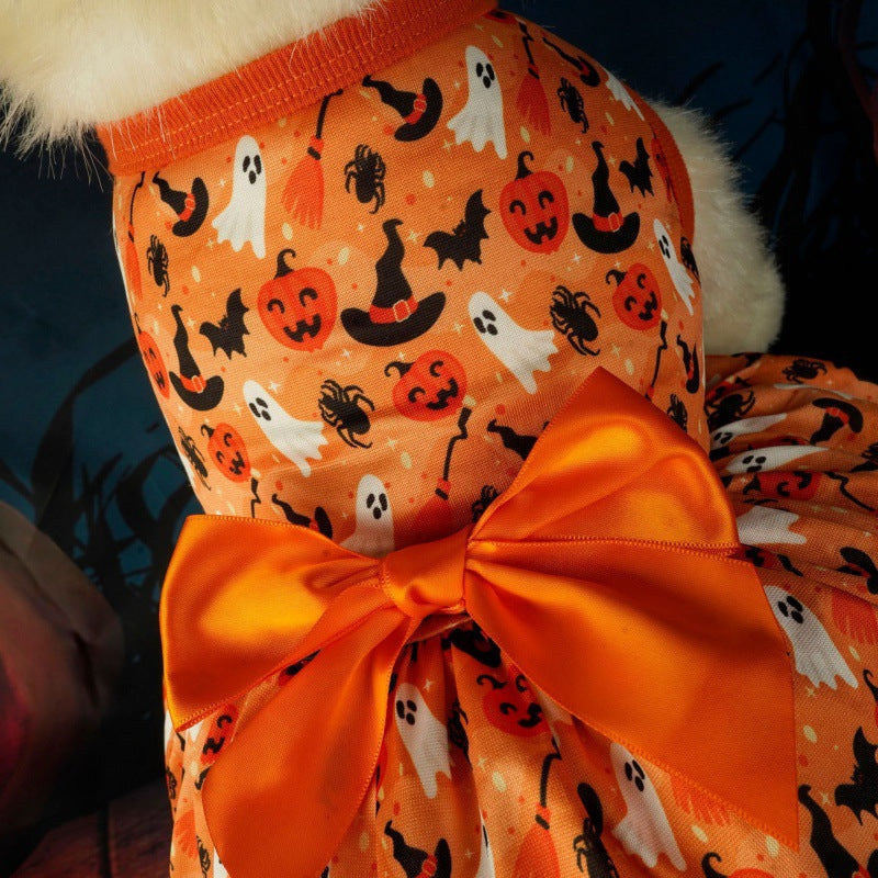Déguisement Halloween pour chien – Citrouille & chauve-souris