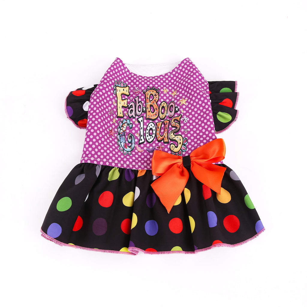 Robe Halloween pour chien – Œuf violet