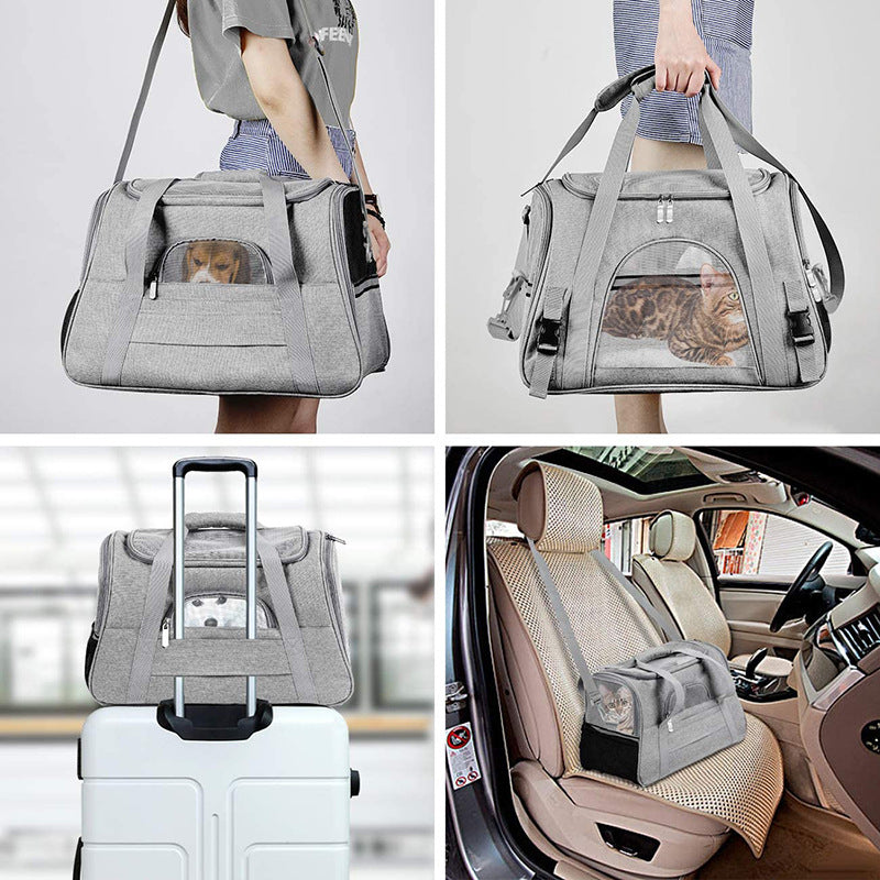 Sac de transport respirant pour chien & chat – Tissu Oxford