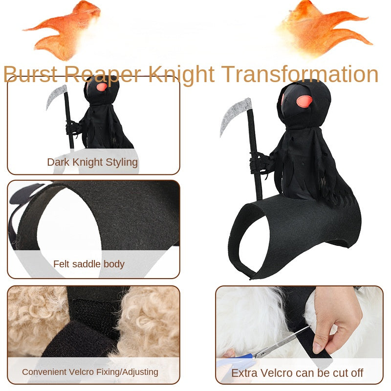 Déguisement Halloween pour chien – Chevalier sombre