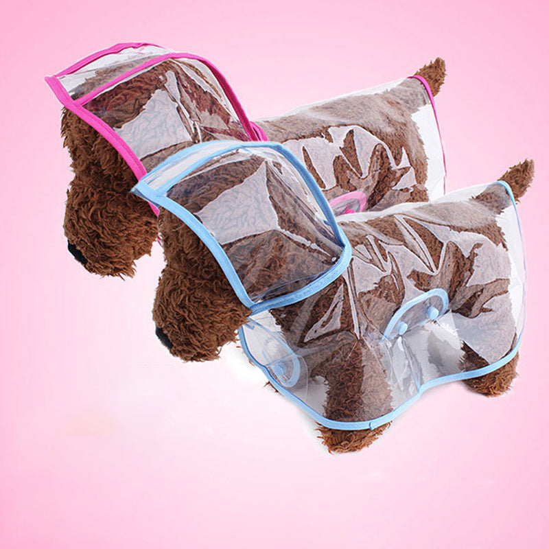 Imperméable transparent pour chien – Coupe-vent et pluie