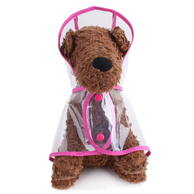 Imperméable transparent pour chien – Coupe-vent et pluie