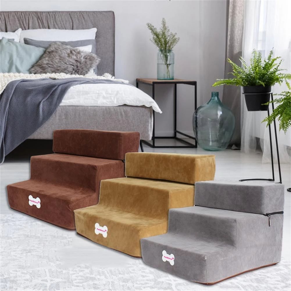 Escalier 3 marches pour petit chien & chat – Coussin