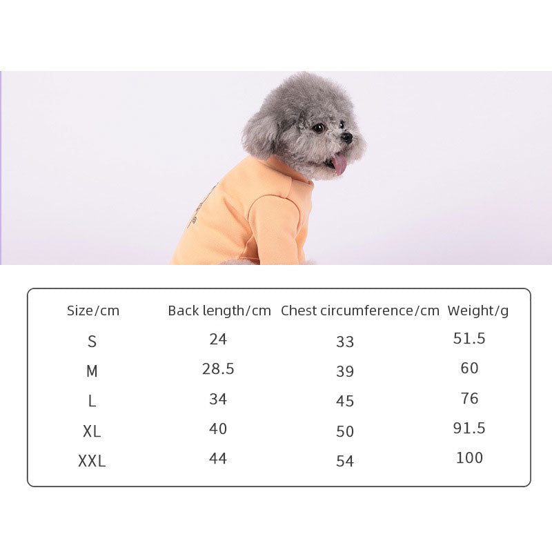 Sweat chaud pour chien – Motif ours