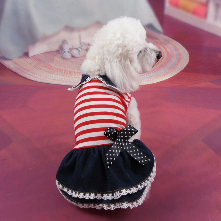 Jupe en jean pour chien – Style princesse