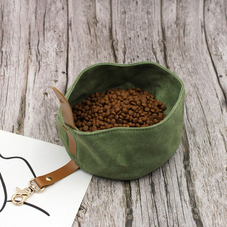 Gamelle pliable de voyage pour chien & chat