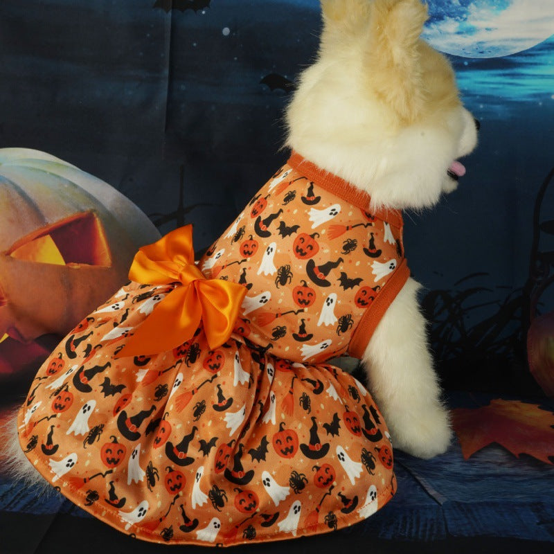 Déguisement Halloween pour chien – Citrouille & chauve-souris
