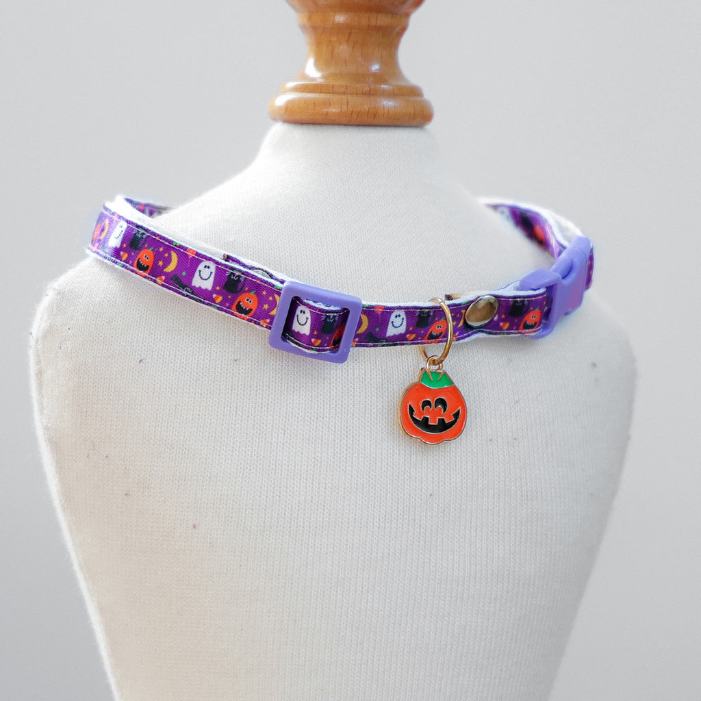 Collier Halloween pour chien & chat – Citrouille