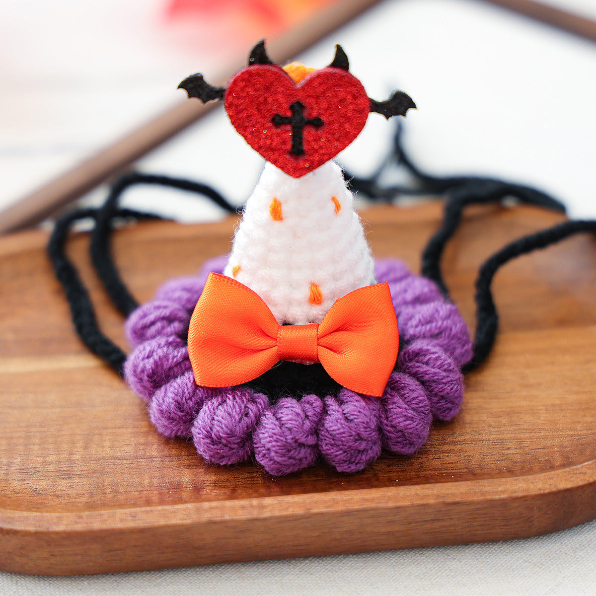 Chapeau de sorcière citrouille pour chien & chat – Halloween